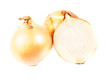 onions isolated on white background