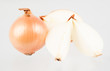 onions isolated on white background