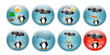 Button set - Weather and Climate