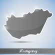 shiny icon in form of Hungary