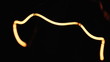 Real light bulb flickering. Macro.