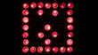 Light board in operation.