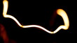 Incandescence thread close up.