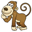 Vector: Vector illustration of Cartoon Monkey Vector illustration of Cartoon Monkey