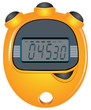 Vector: Digit Display Stopwatch Digit Display Stopwatch