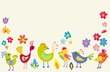 Funny Cartoon Color Birds