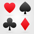 Vector card symbols