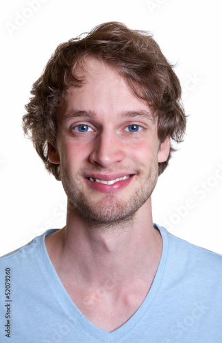 Photo: Passfoto eines Studenten Passfoto eines Studenten
