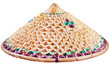 asian conical straw hat