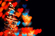 Photo: abstract hearts background abstract hearts background