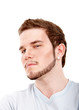 Expressive man headshot