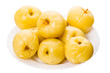 Foto: Pickled apples on a plate Pickled apples on a plate