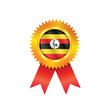 Uganda medal flag