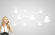 social media concept