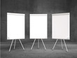 three flipchart