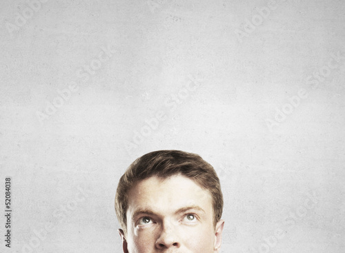 Photo: man thinking man thinking