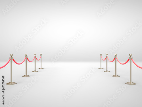 Illustration: stanchions barrier stanchions barrier