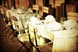 old-fashioned Cafe terrace