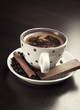 coffee cup and chocolate