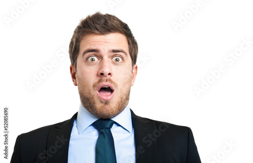 Photo: Surprised businessman Surprised businessman
