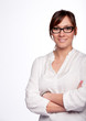 Portrait of smiling woman