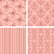 Set of vector paper for scrapbook