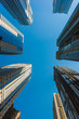  High rise buildings and streets in Dubai, UAE