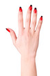 Fashion concept with nail art