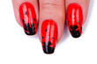 Fashion concept with nail art