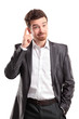 I got an idea - Surprised young businessman