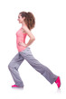 Young Female Doing Exercises O...