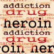 concept heroin background