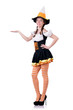 Photo: German girl in traditional festival clothing German girl in traditional festival clothing