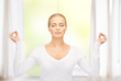 Foto: woman in meditation woman in meditation