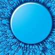 Illustration: Abstract Blue Background with Circles Abstract Blue Background with Circles