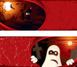 Illustrated Halloween Banners