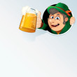 Illustration: Happy Bavarian Man Hold an Oktoberfest Beer Stein Happy Bavarian Man Hold an Oktoberfest Beer Stein