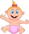 Baby girl cartoon