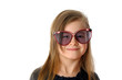 Pretty girl with glasses