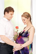 pregnant couple waiting for baby