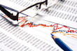 Financial or accounting concept - business chart, coin