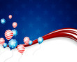 Vector Illustration of an Independence Day Design