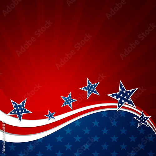Vector: Vector Illustration of an Independence Day Design Vector Illustration of an Independence Day Design