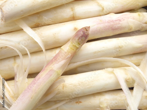 Photo: geschälter Spargel geschälter Spargel