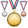 Medals with blank face