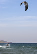 Kite Surfer, flysurfing on Gokceada (Imbros) coast