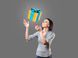Girl with a gift