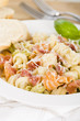 Photo: Trottole Panna e Prosciutto - Pasta with white sauce & parma ham Trottole Panna e Prosciutto - Pasta with white sauce & parma ham