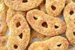 Pretzel shaped sugar cookies