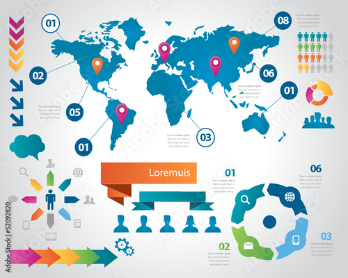 Vector: infographie infographie